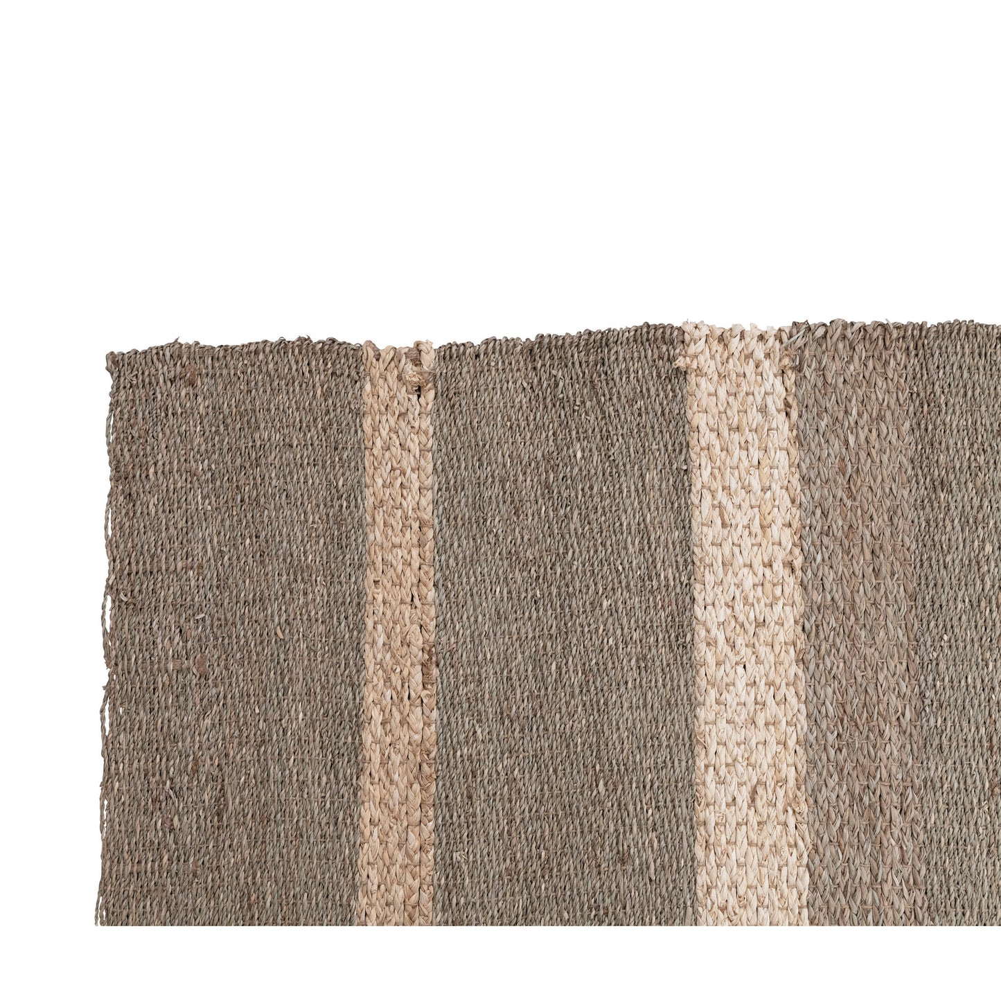 Hand-Woven Seagrass & Corn Husk Rug