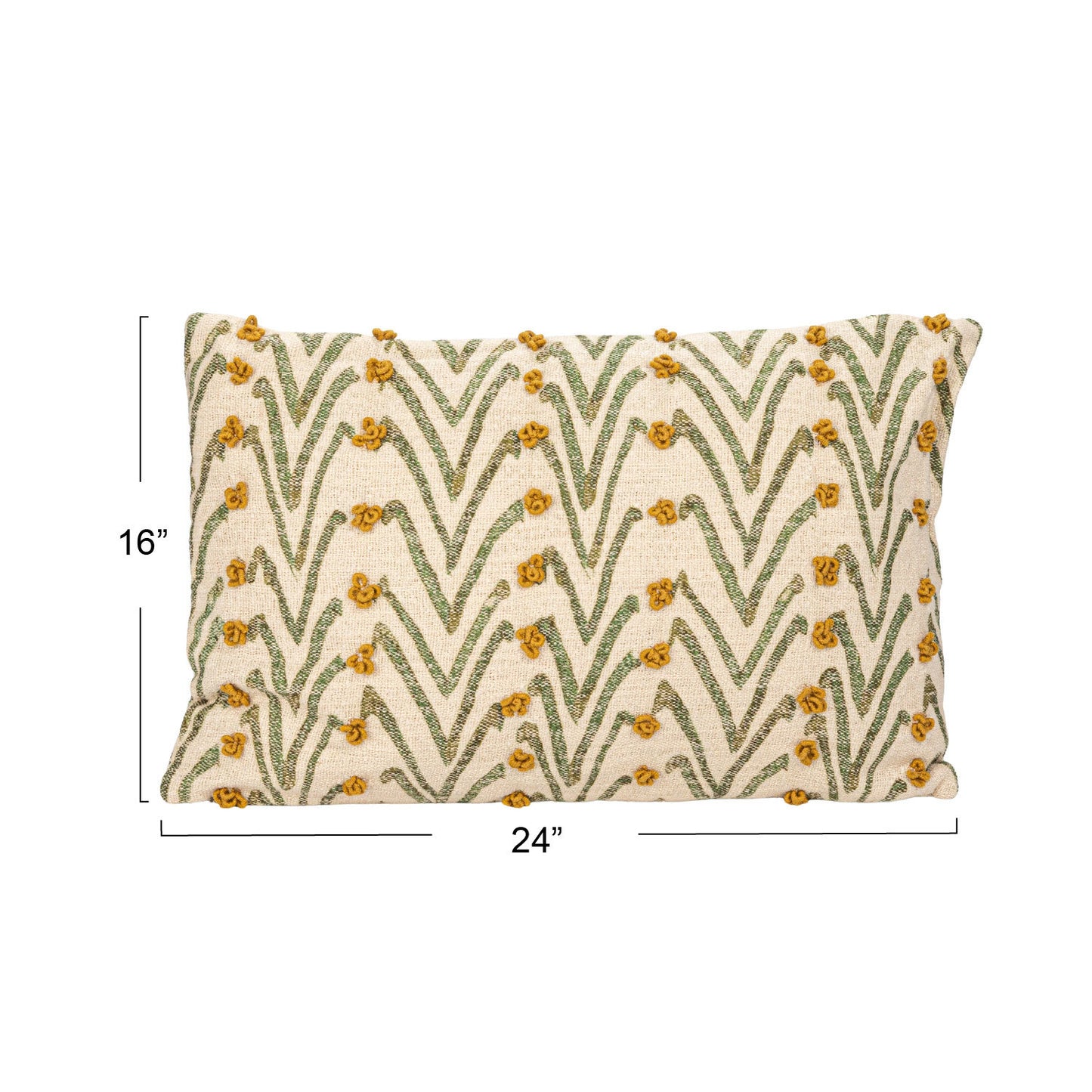 Meadow Block Print Lumbar Pillow