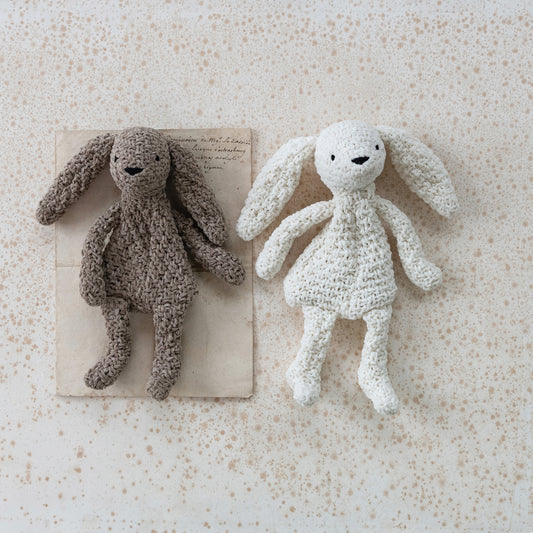 Knit Chenille Bunny
