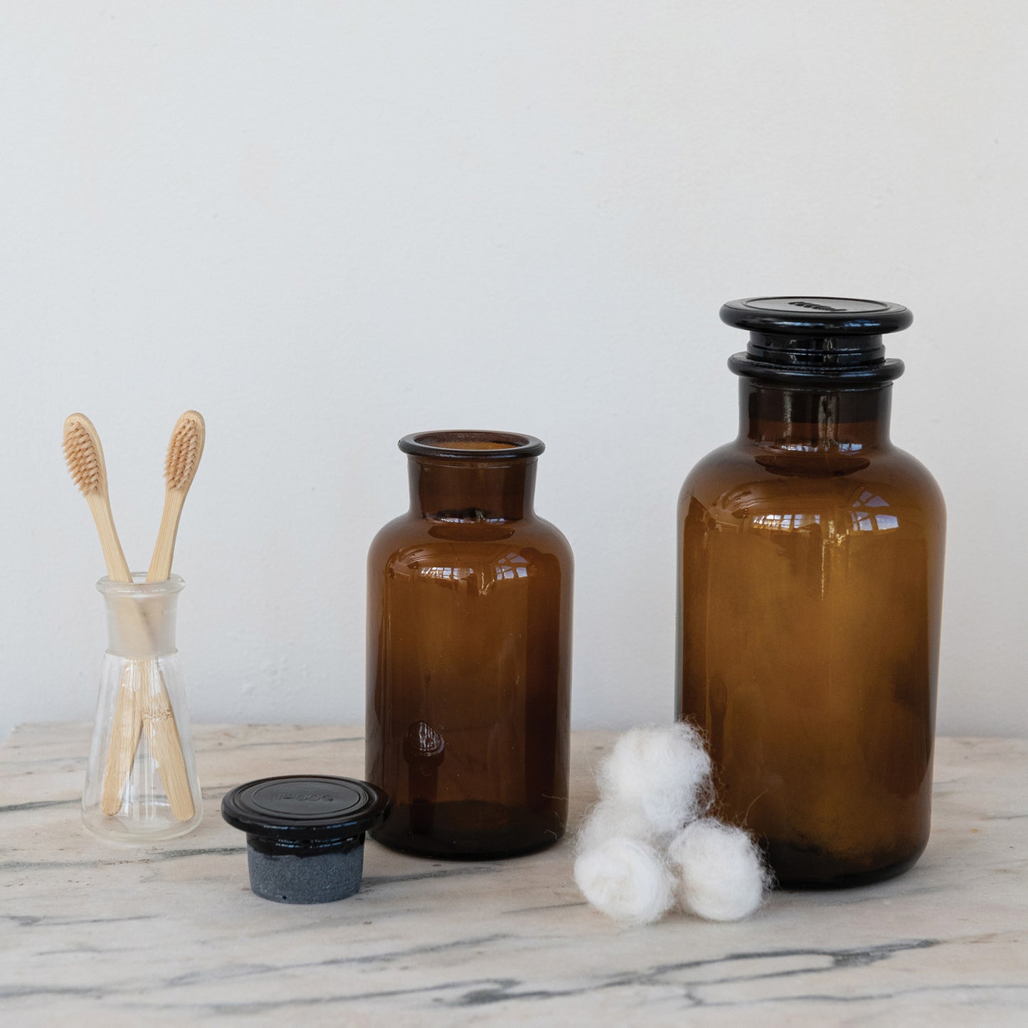 Amber Glass Bottle / Stopper