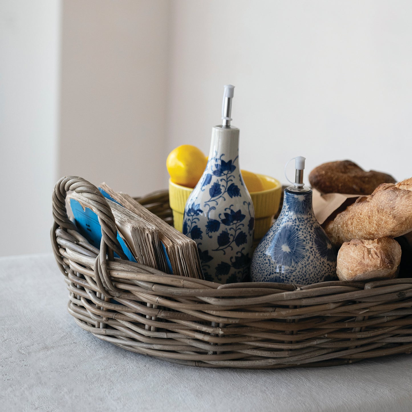 Woven Rattan Tray
