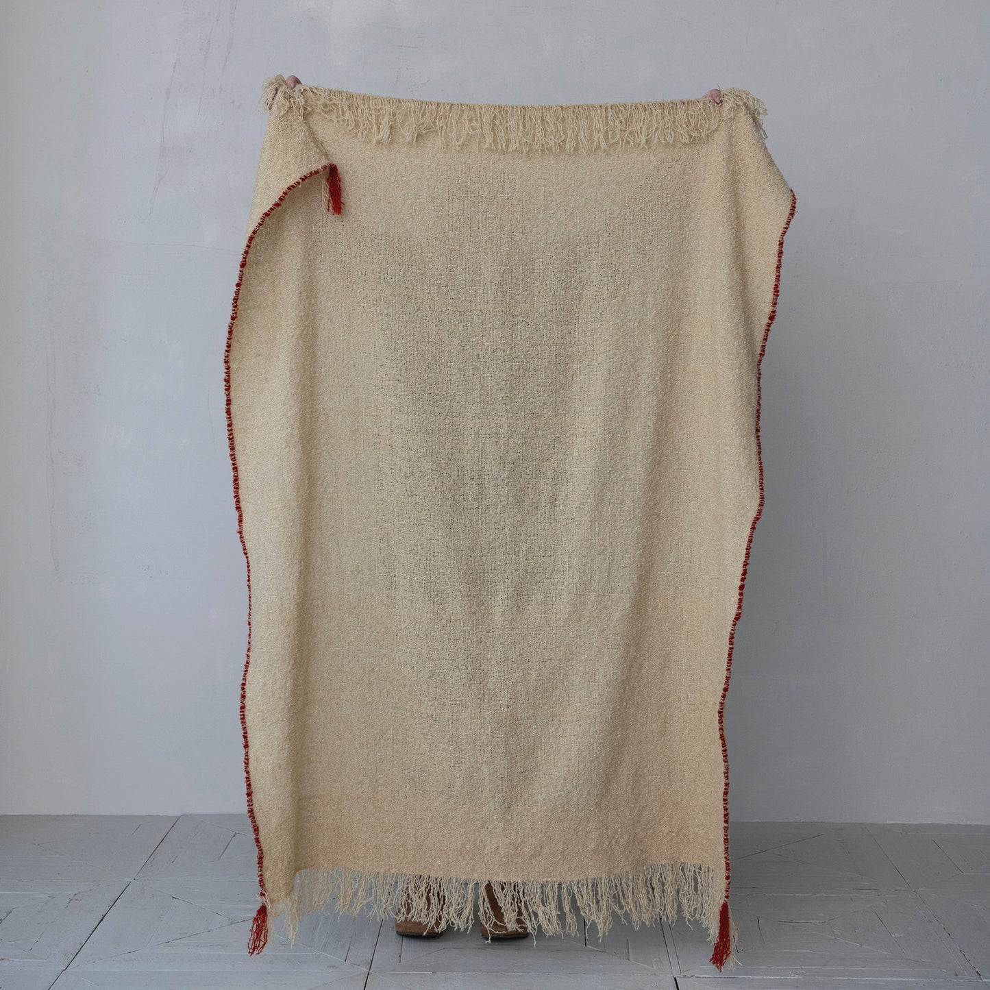 Bouclé Throw