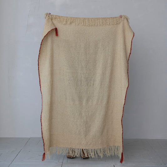 Bouclé Throw