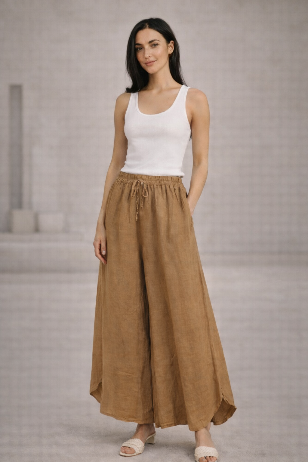 Seagrass Trouser // Lino