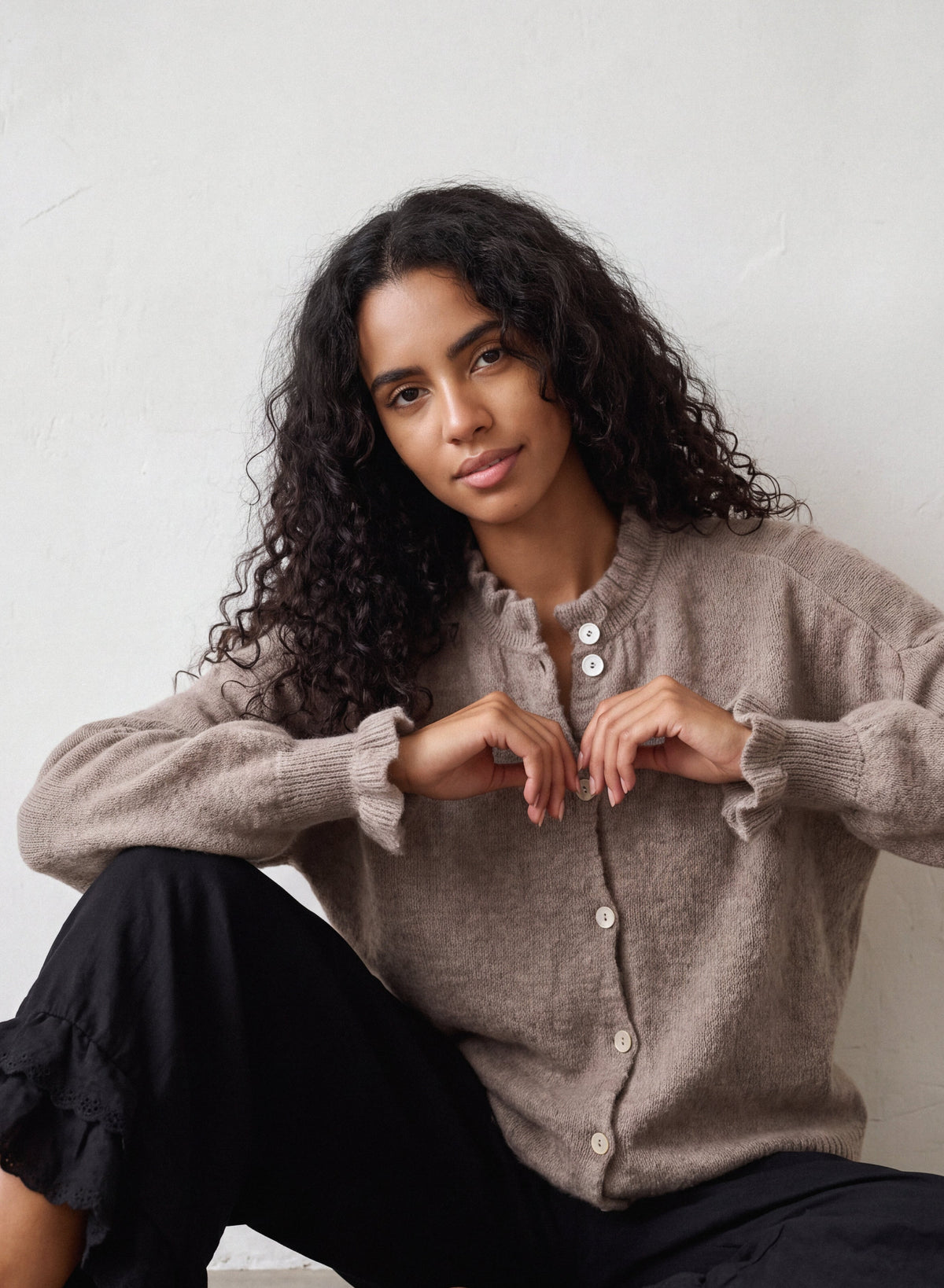 Odette Alpaca Cardigan