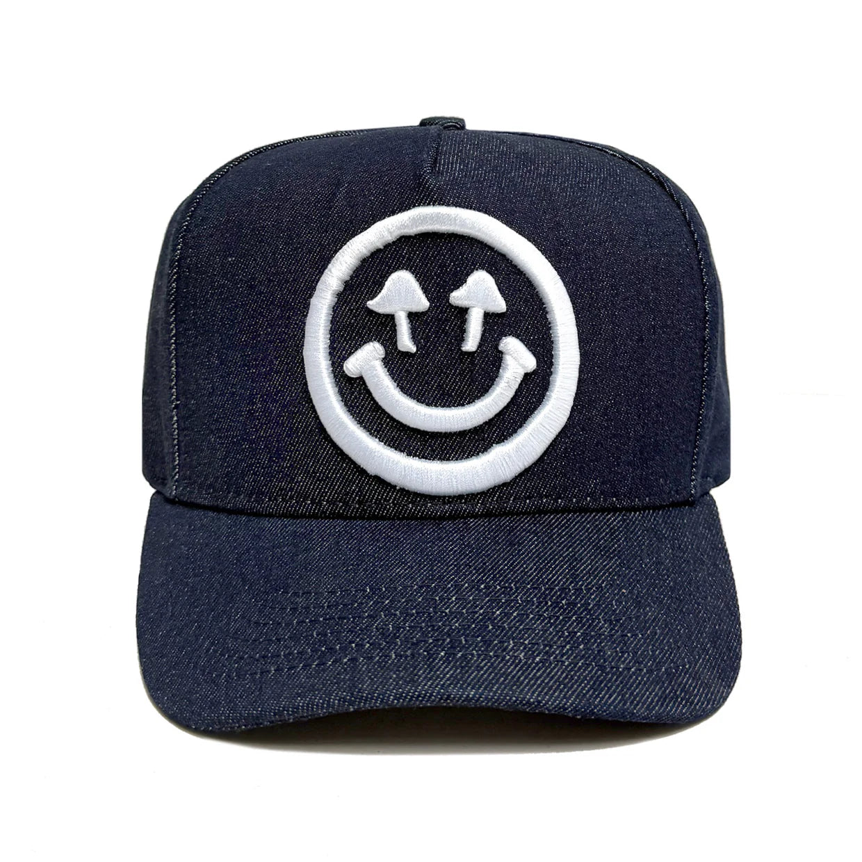 Denim Logo Snapback / Happy Caps