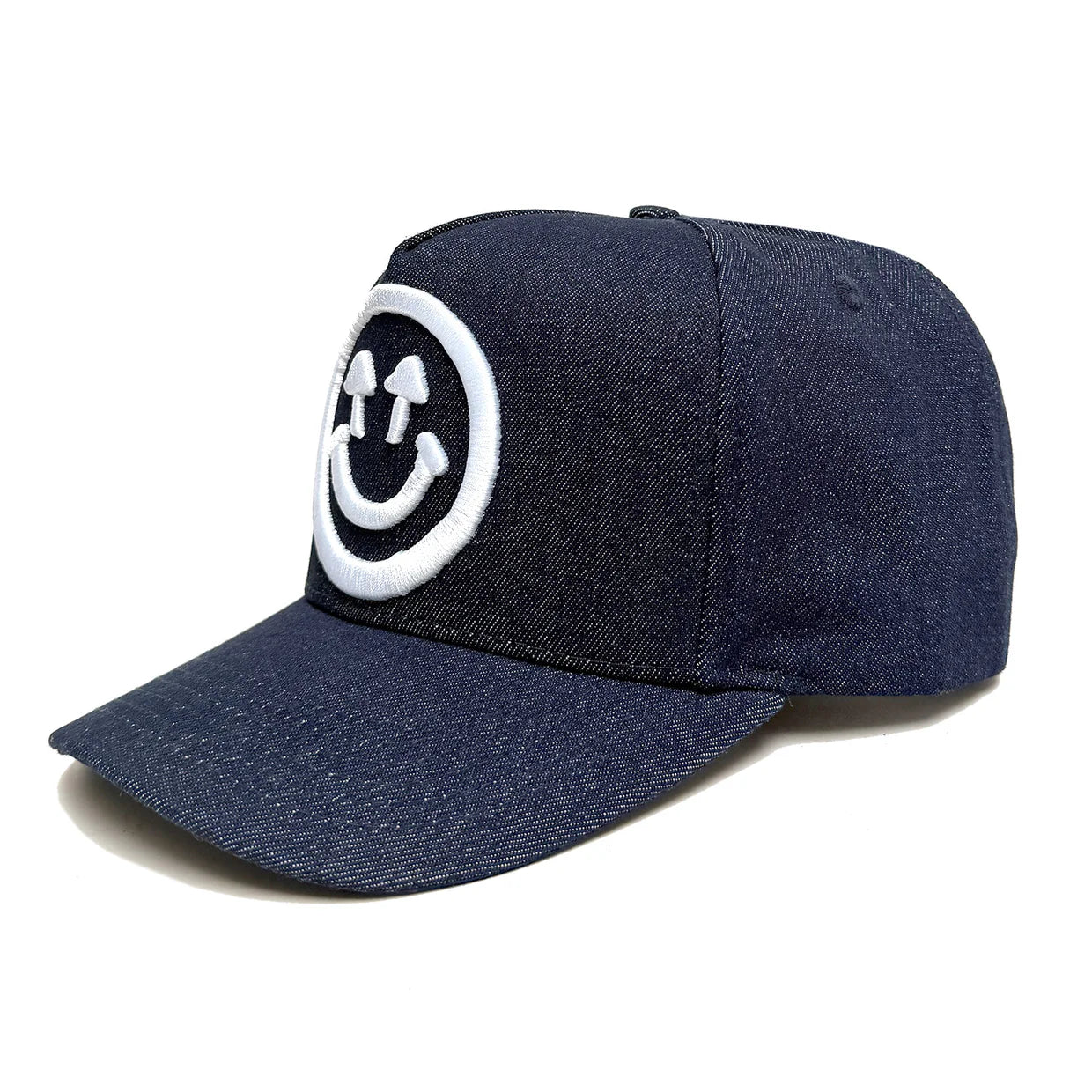 Denim Logo Snapback / Happy Caps