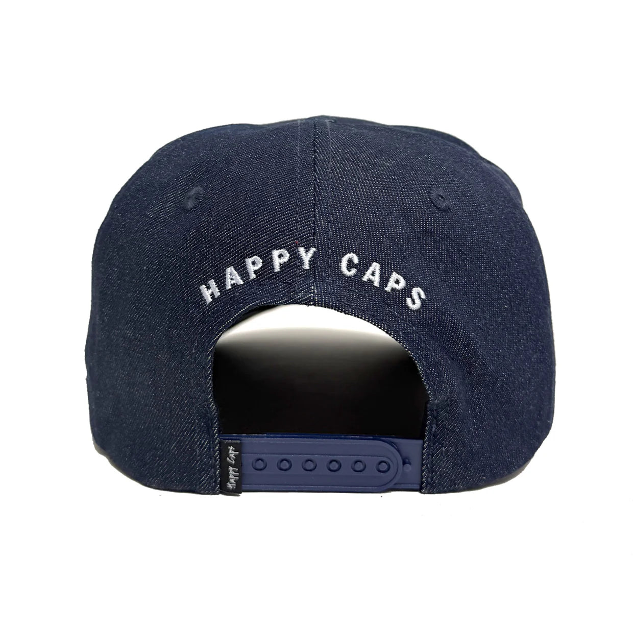 Denim Logo Snapback / Happy Caps