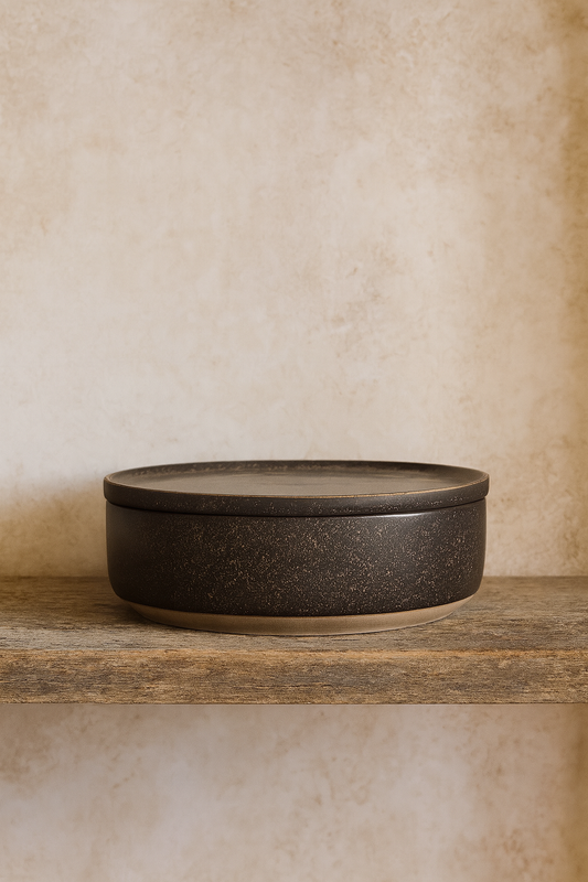 Stoneware Bowl with Lid