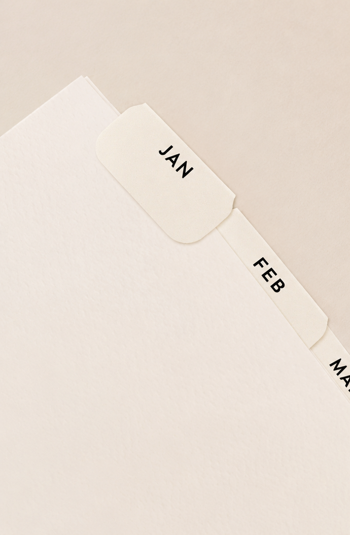 Planner Tabs | Ivory