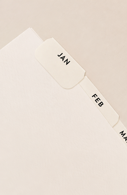 Planner Tabs | Ivory