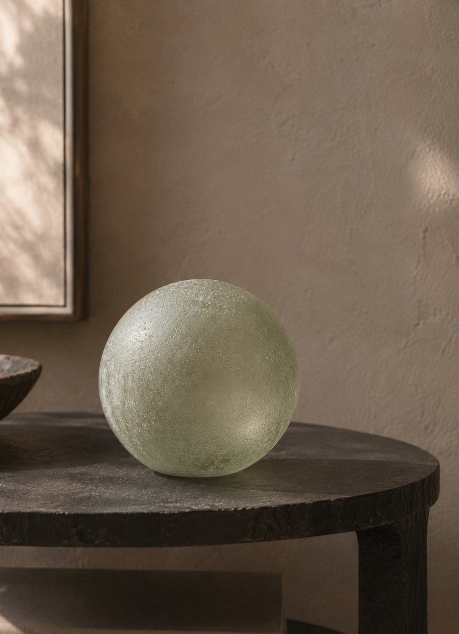 Frosted Glass Orb Light