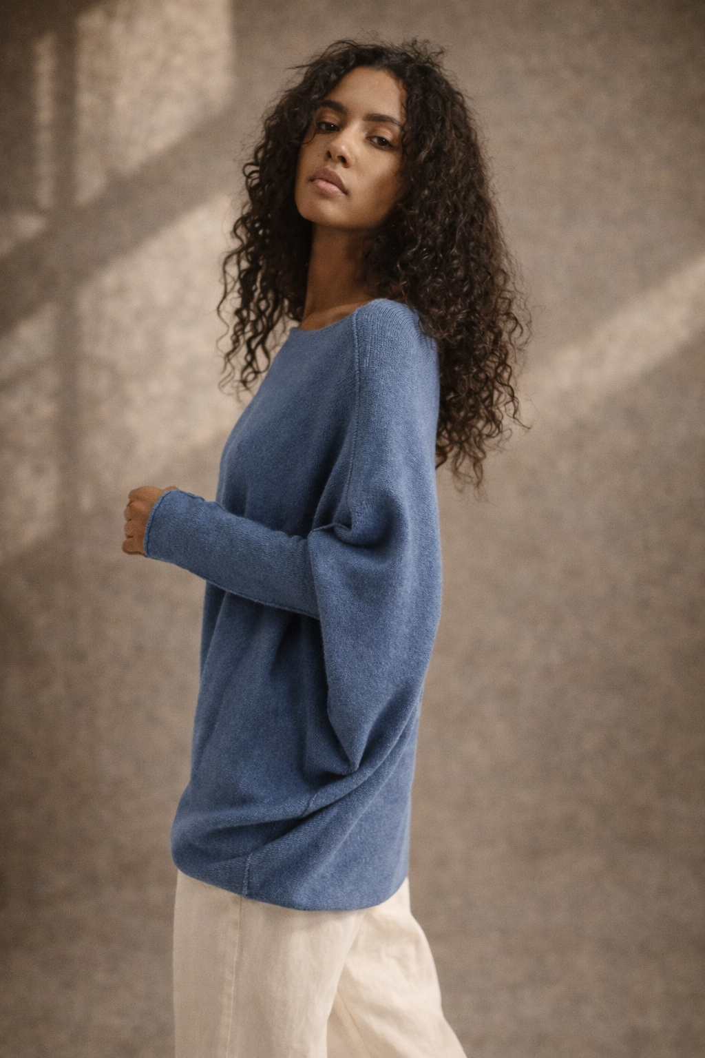 Noho Knit Sweater / Bleu