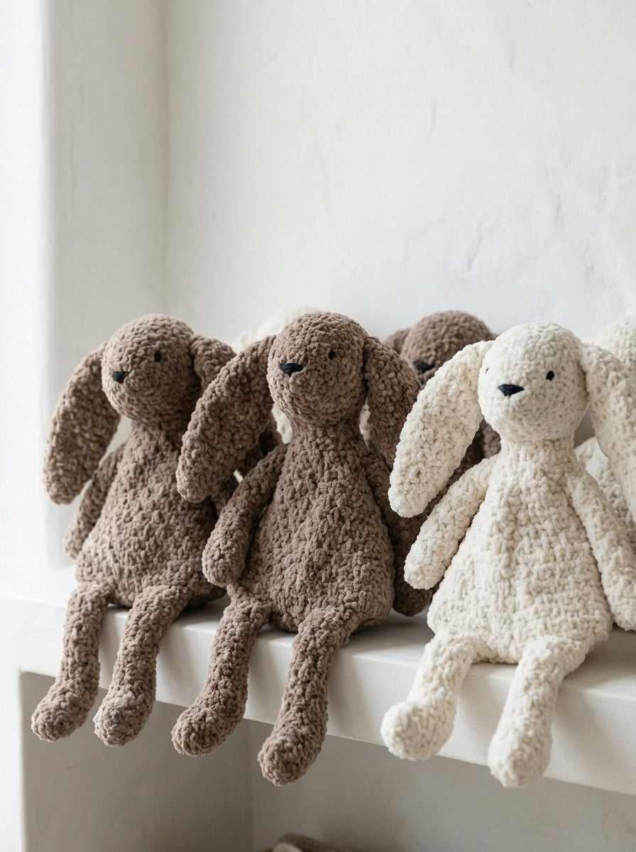 Knit Chenille Bunny