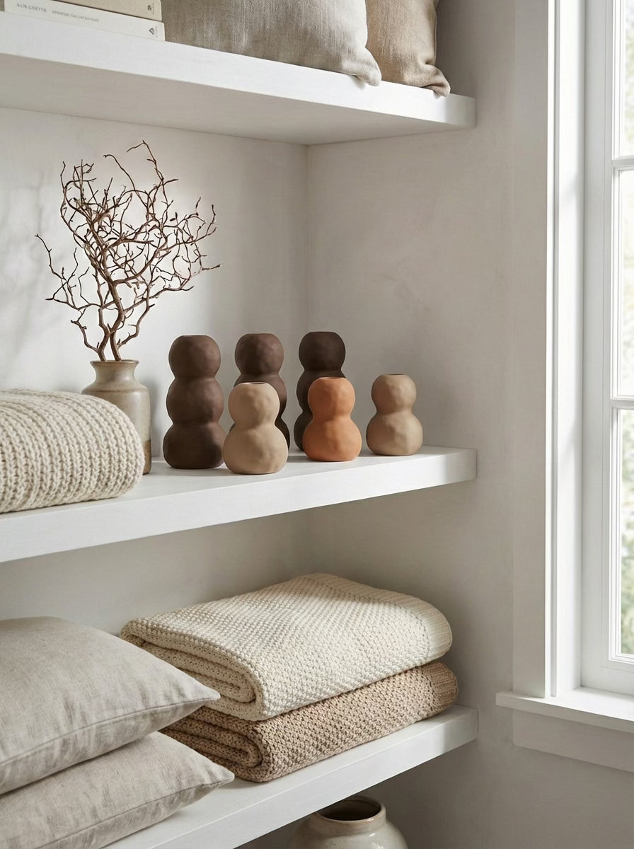 Stoneware Taper Holder