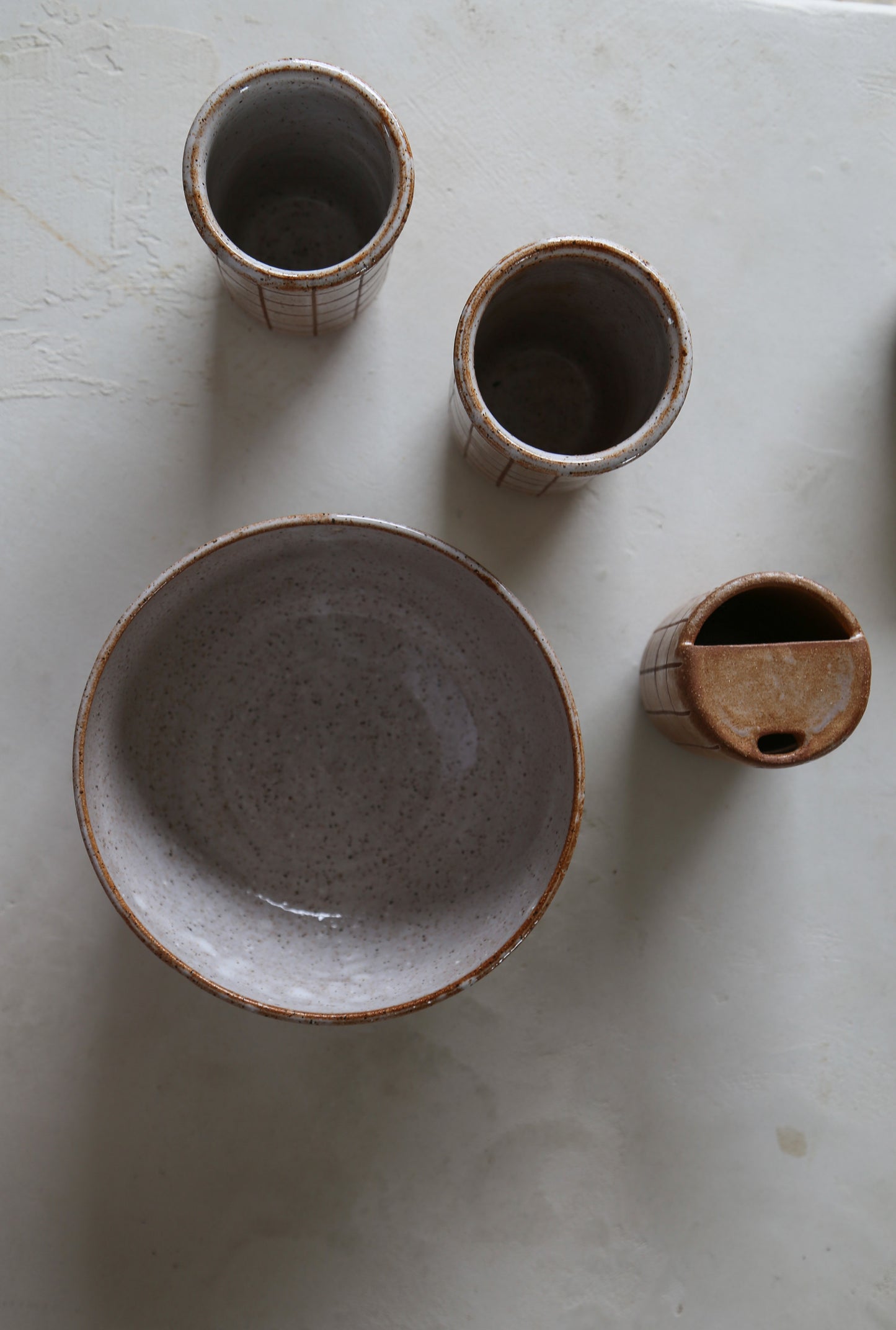 Eggshell Large Bowl / Dirty Dishes