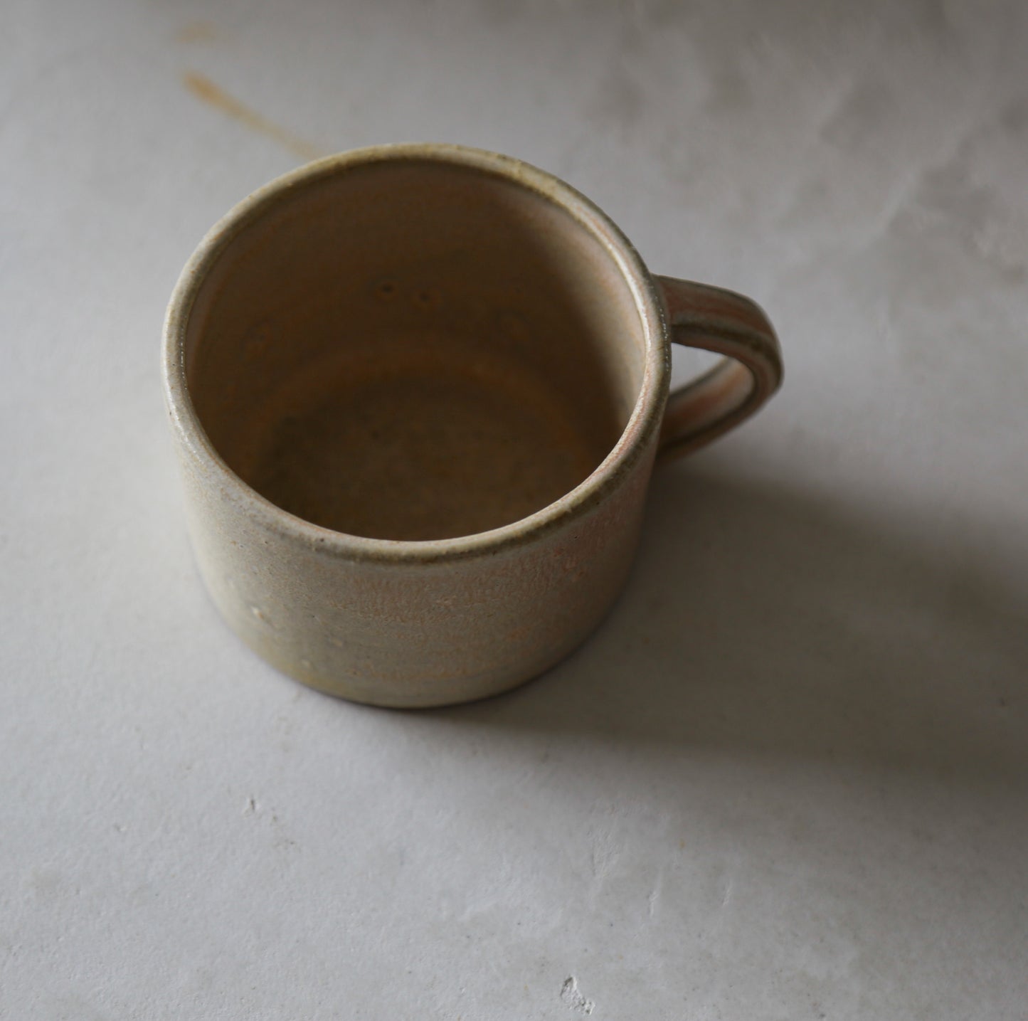 Seafoam ceramic mug / dirty dishes