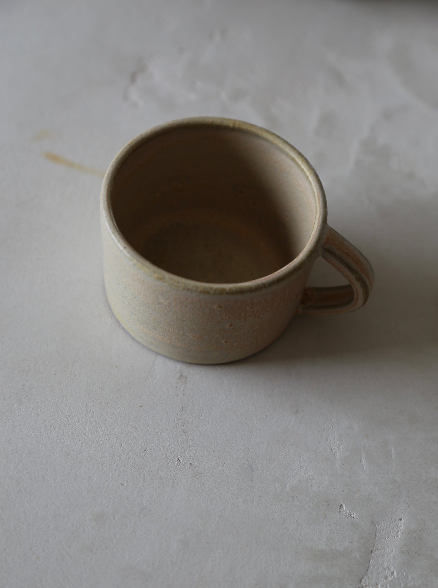 Seafoam ceramic mug / dirty dishes