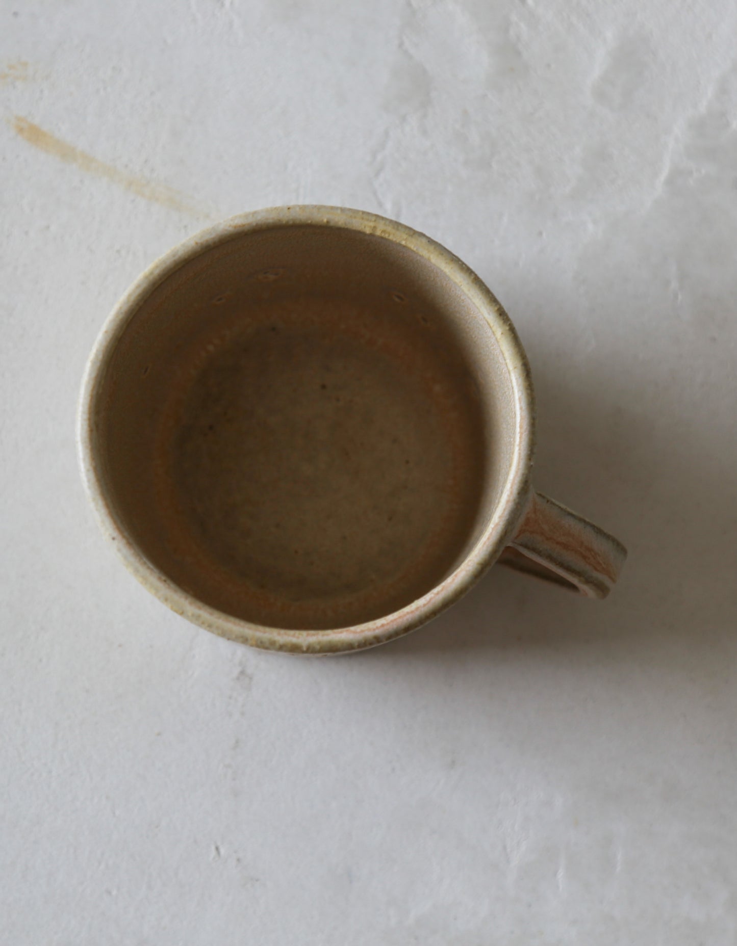 Seafoam ceramic mug / dirty dishes