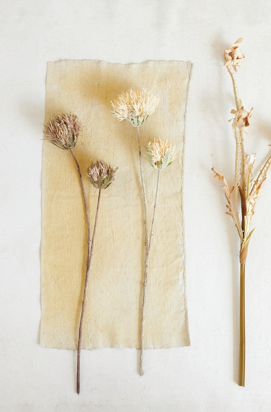Faux Thistle Flower Stem