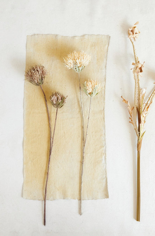 Faux Thistle Flower Stem