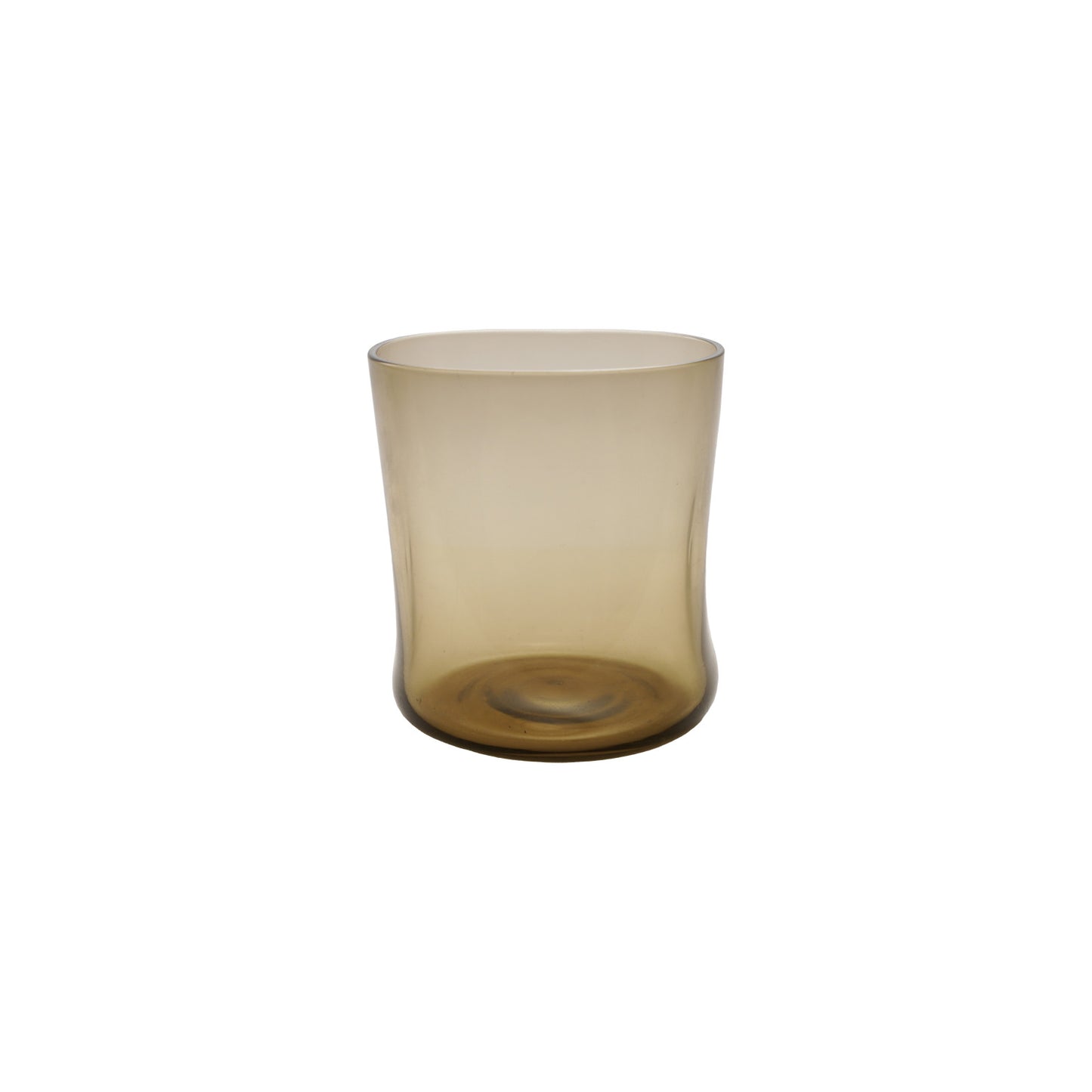 12 oz. Indented Drinking Glass, Brown