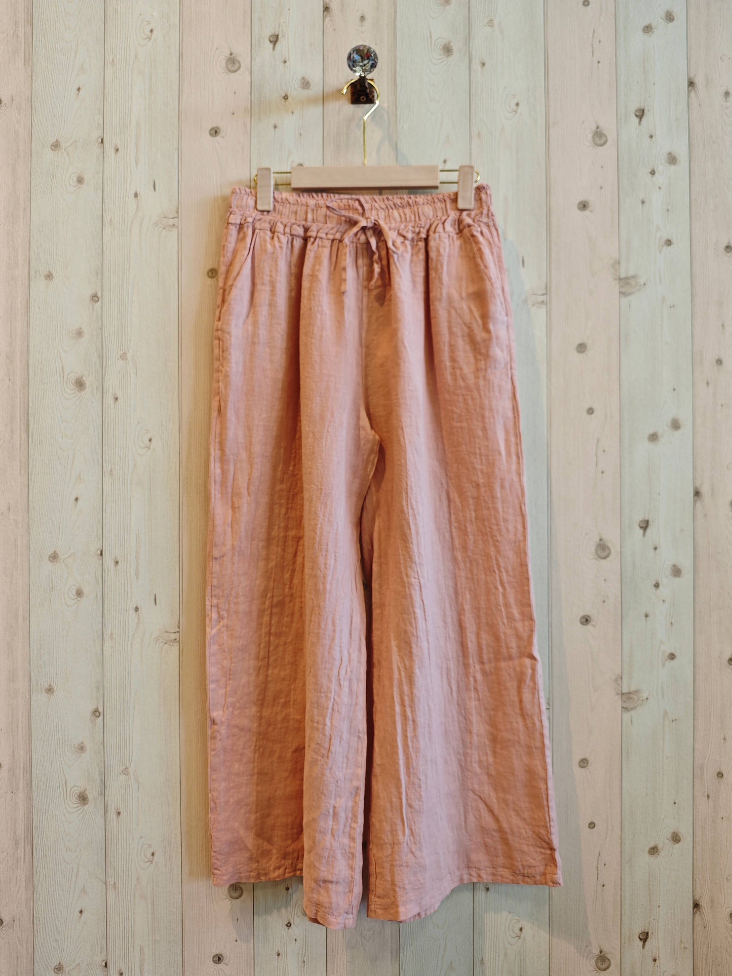 REF 15837 STRAIGHT LEG PANTS 100% LINEN