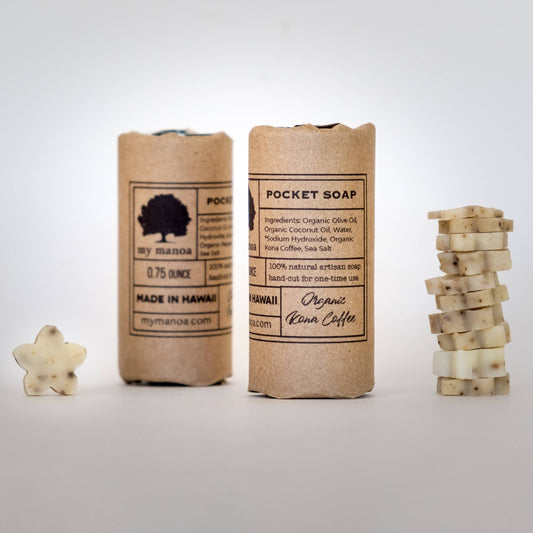 Pocket Soap / Organic Kona Coffee