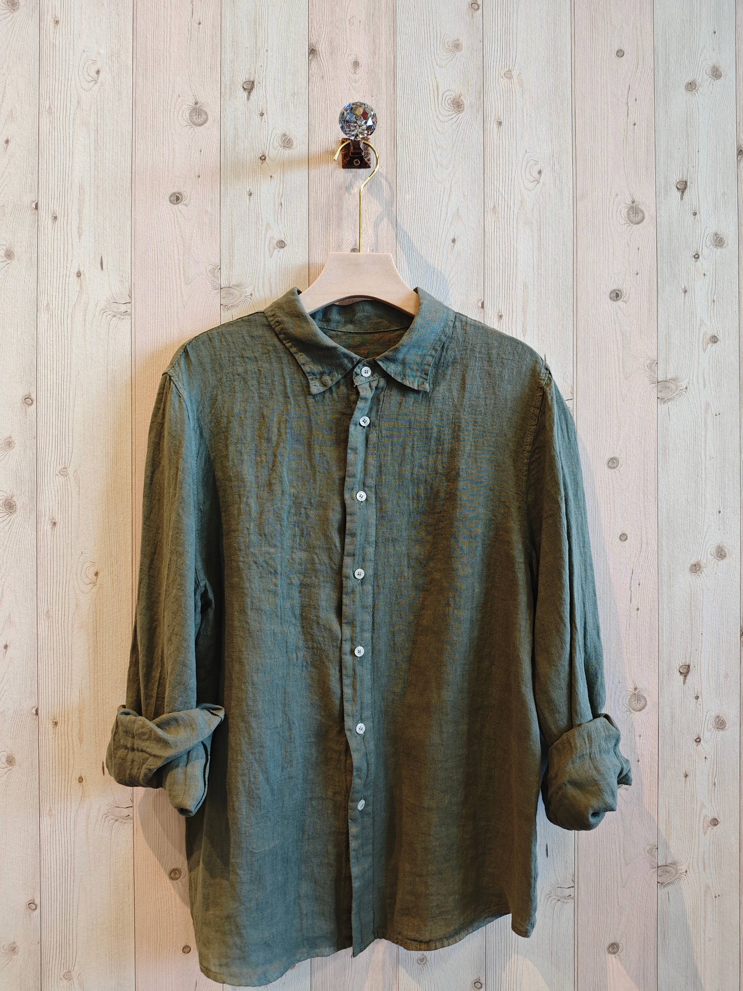 REF 219596 MEN'S 100% LINEN SHIRT