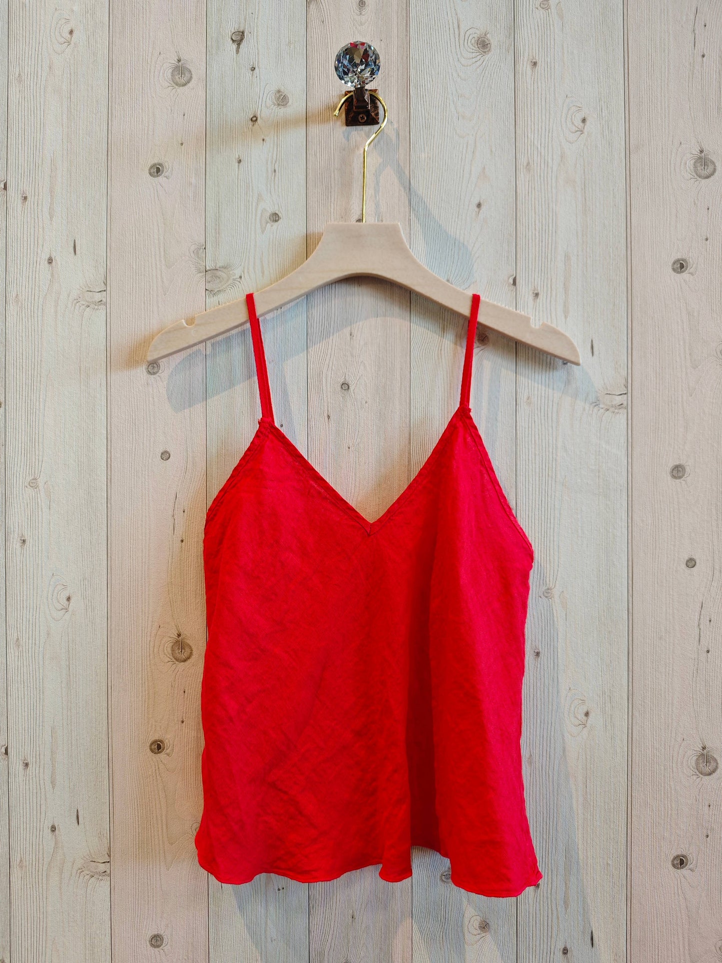 REF 22943 100% LINEN TANK TOP