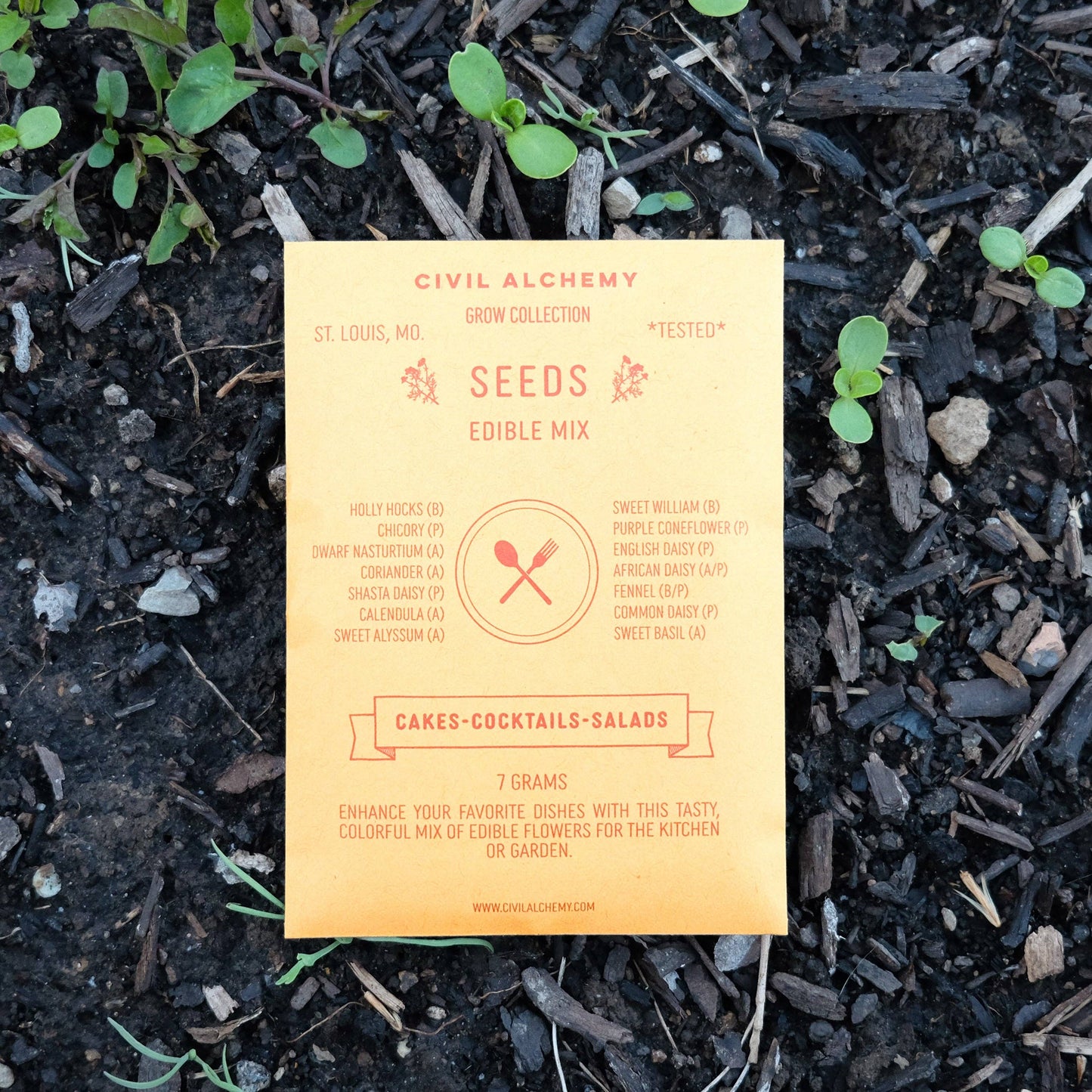 Edible Flower Seed Mix