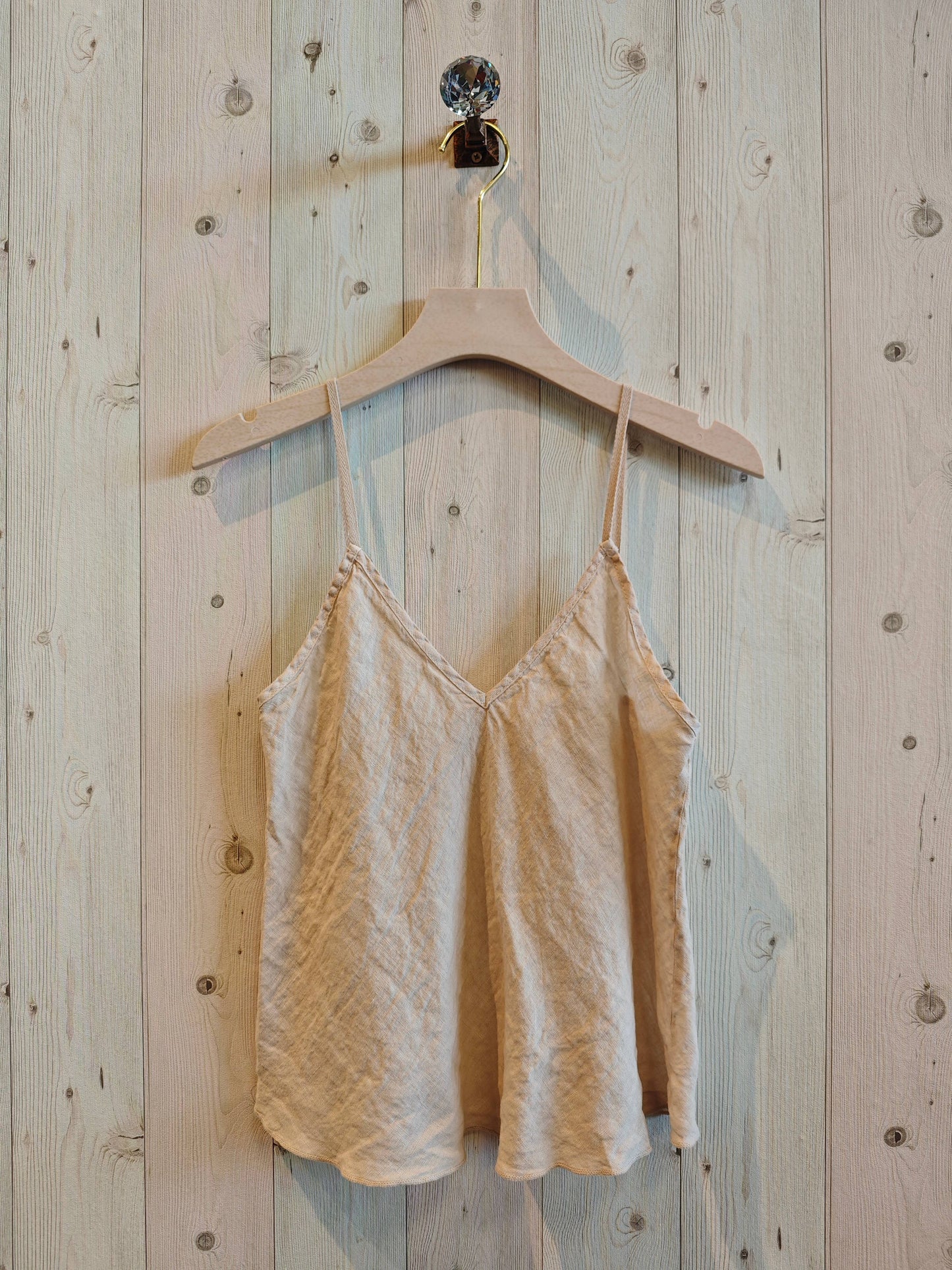 REF 22943 100% LINEN TANK TOP