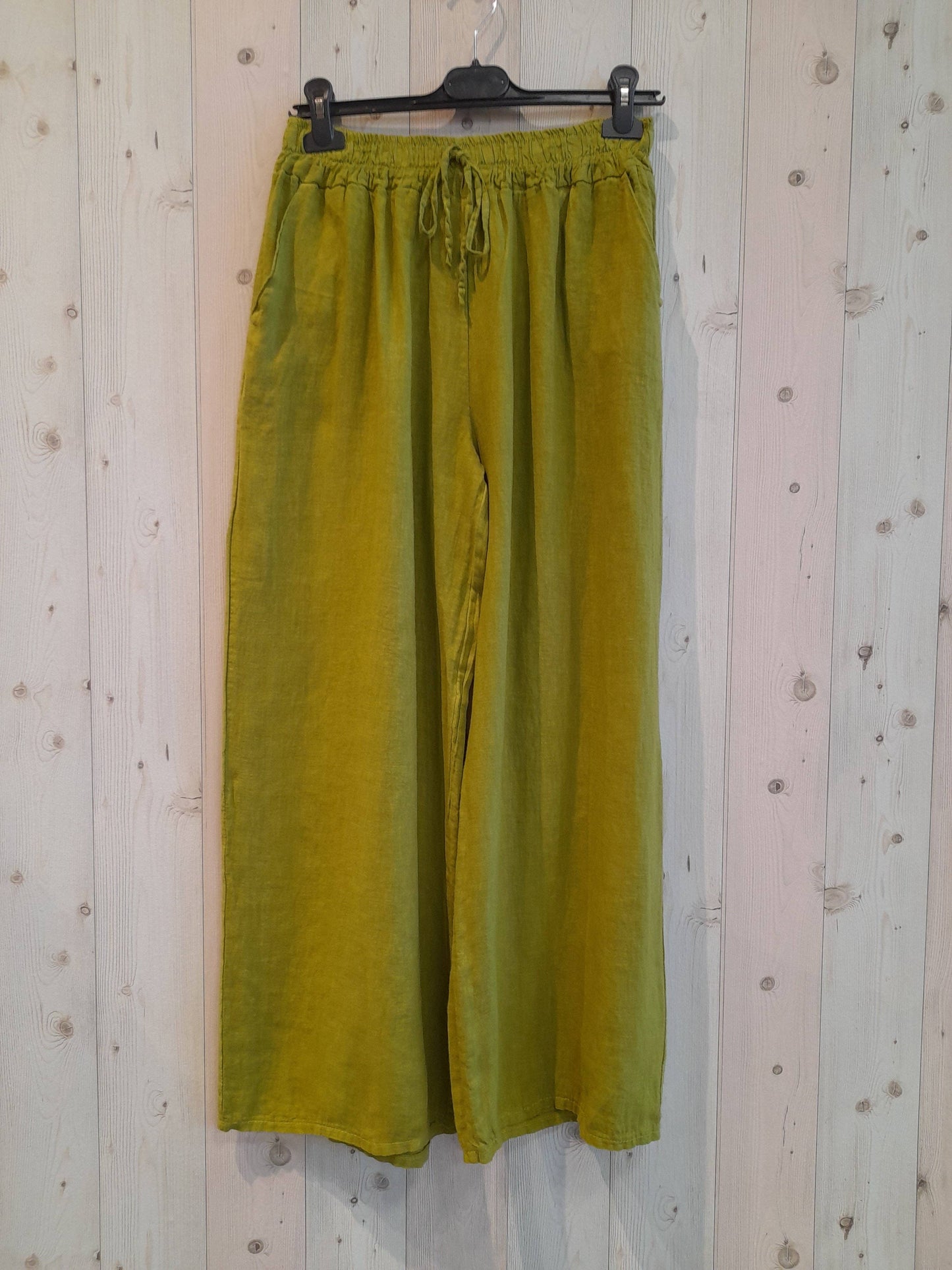 REF 15837 STRAIGHT LEG PANTS 100% LINEN