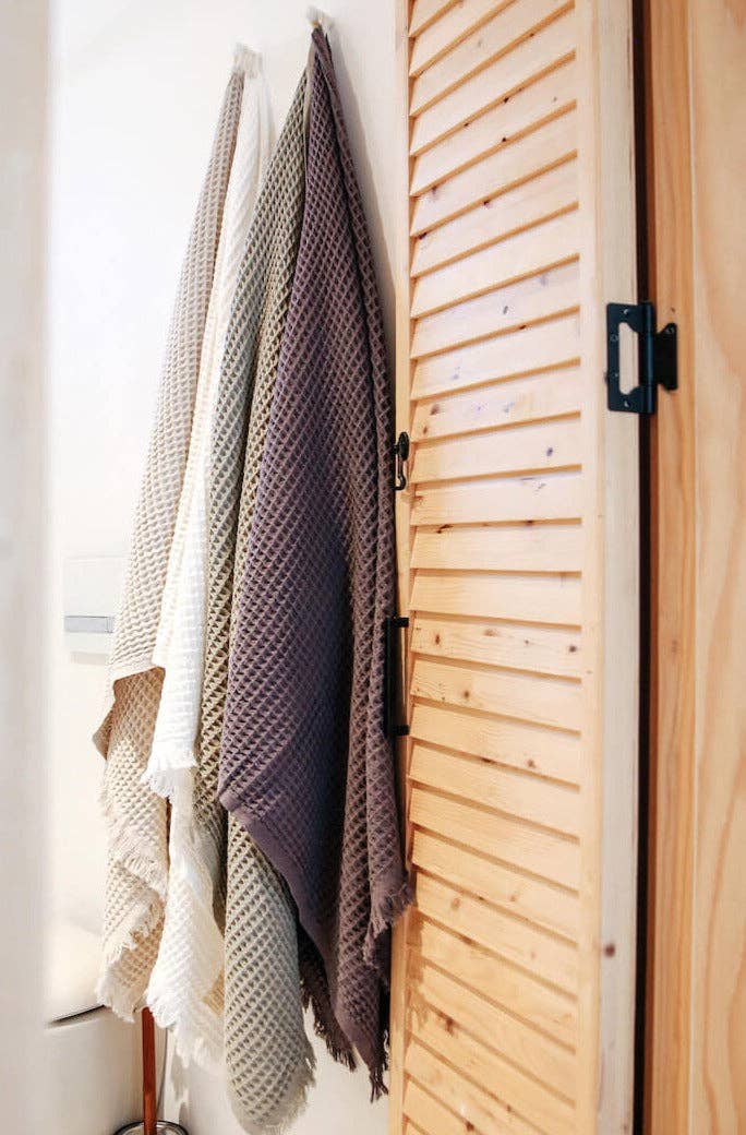 Allori Waffle Bath Towel