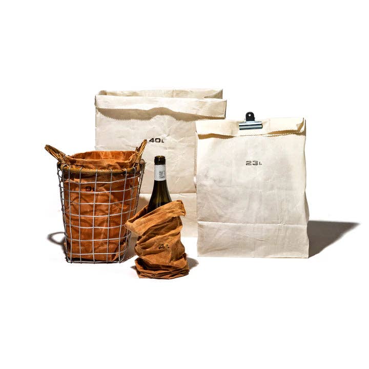 GROCERY BAG 9L BROWN
