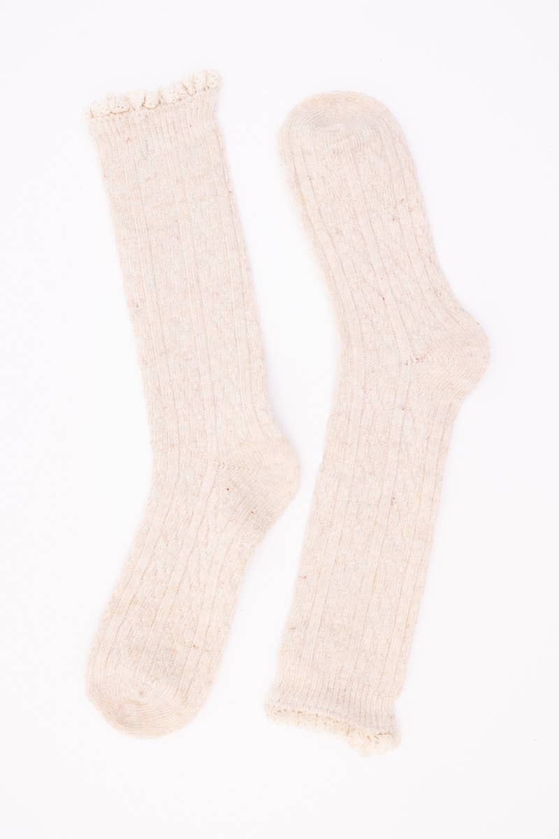 Ribbed Cotton Crew