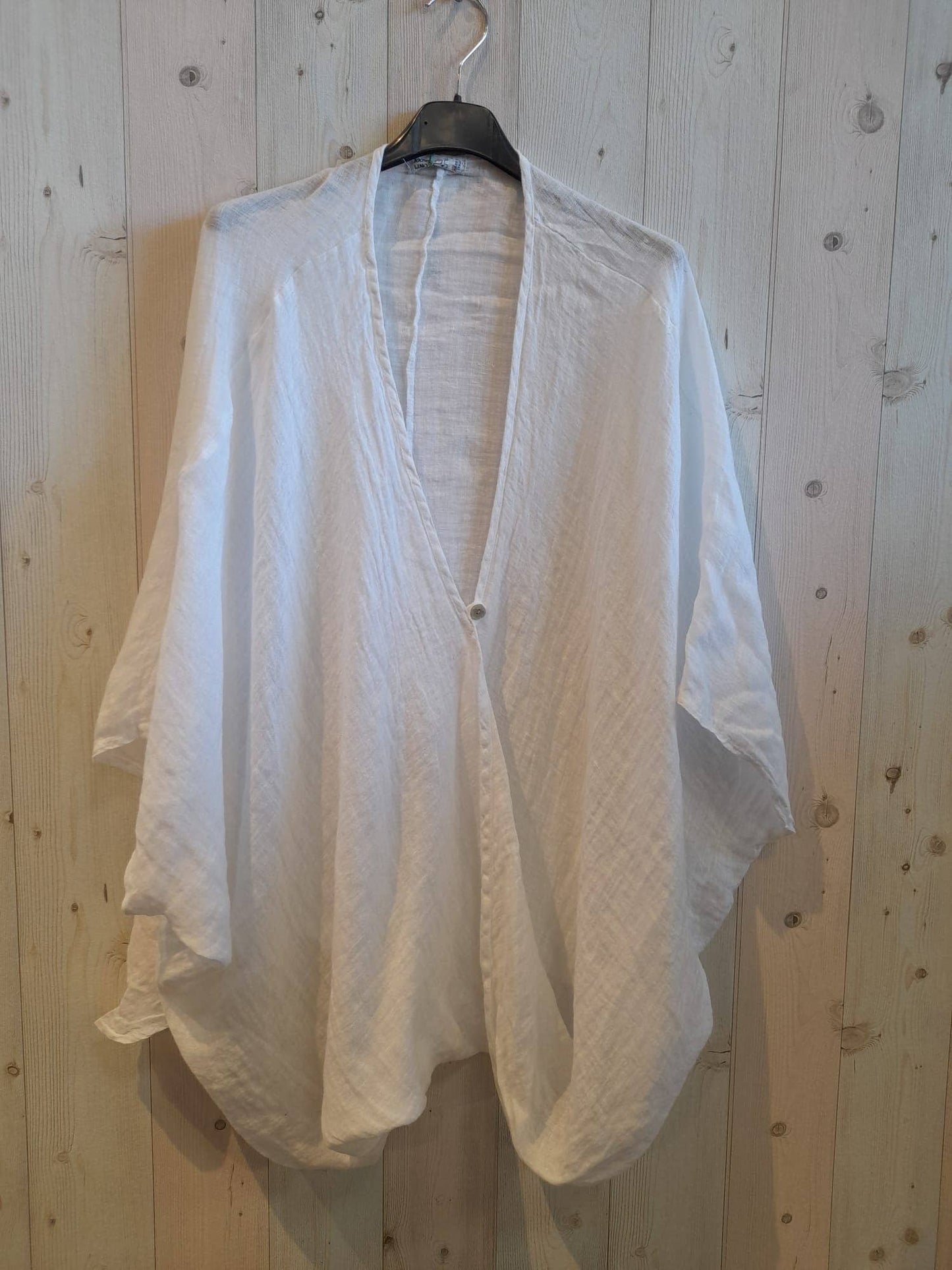 REF 86068 OVERSIZED 100% LINEN BLOUSE