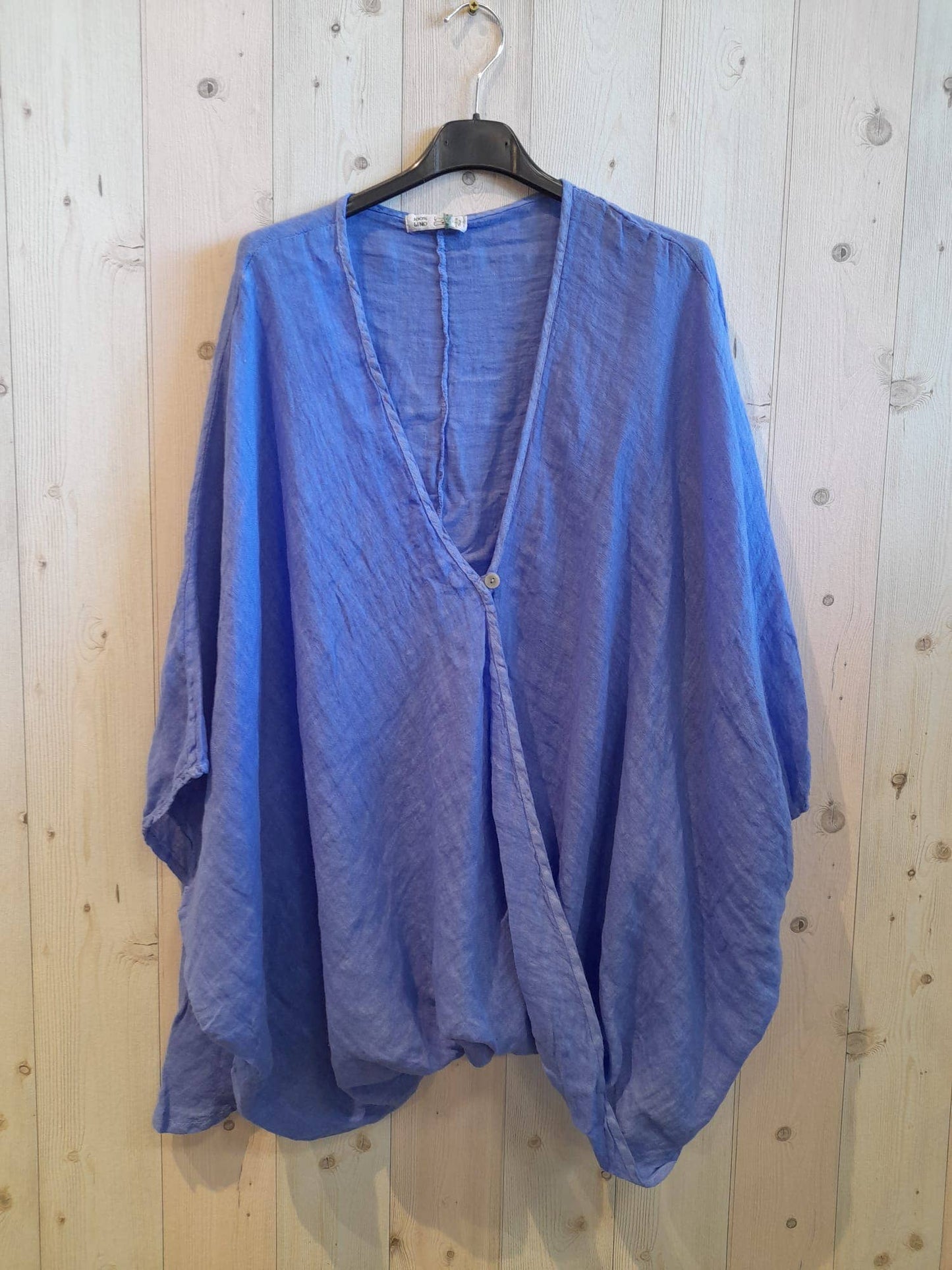 REF 86068 OVERSIZED 100% LINEN BLOUSE